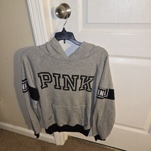 Victoria's Secret Gray and Black Hoodie